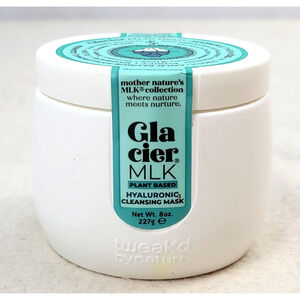 NEW Tweak'd Glacier MLK  Glacier MLK Hyaluronic3 Multi-Masking Cleanser 8 oz